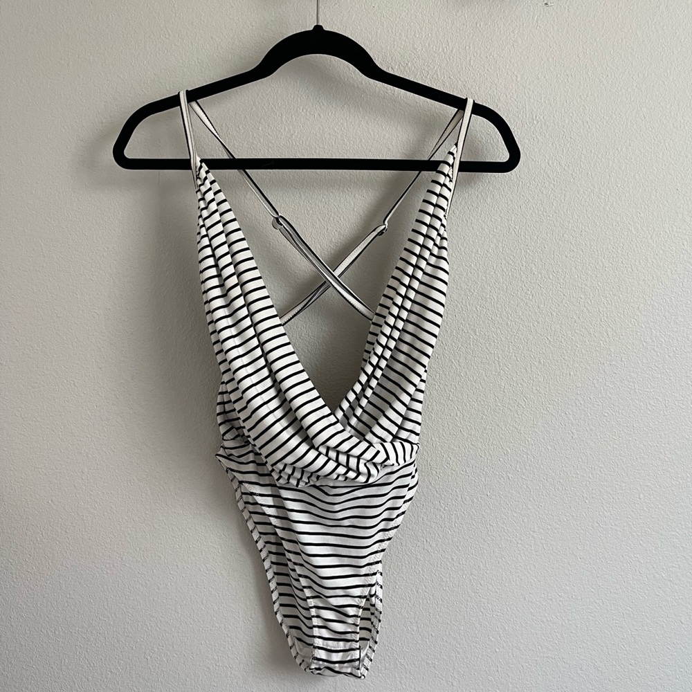 Striped Bodysuit